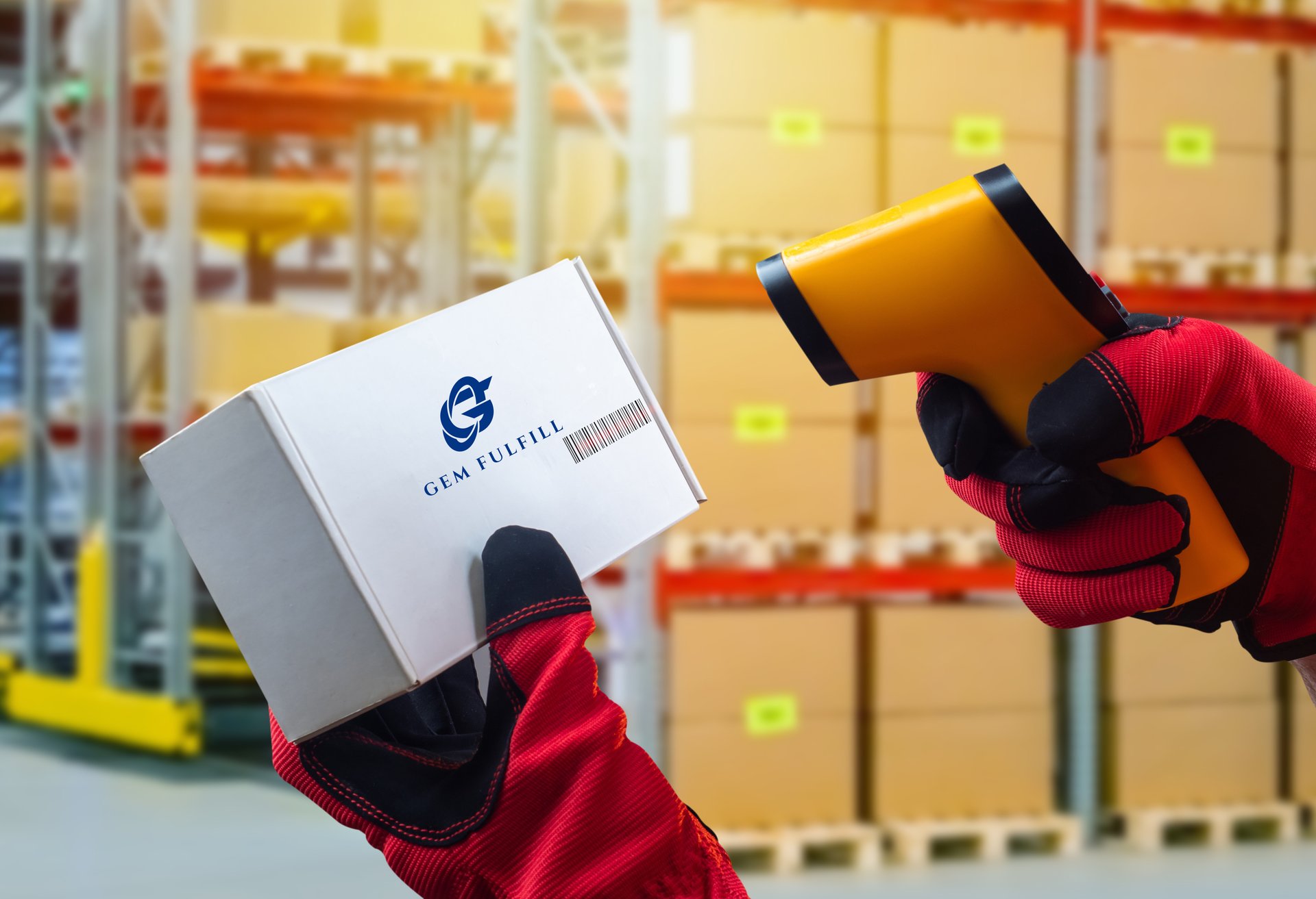 GemFulfill Real Warehouse Pallet Staging in Shenzhen
